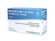 Biomedica Magnesium Lactate 500mg 100tbl - cena, srovnání
