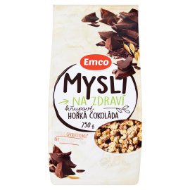 Emco Mysli chrumkavé - horká čokoláda 750g