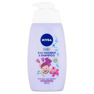 Nivea Kids 2in1 Shower & Shampoo Girl 500ml - cena, srovnání