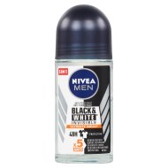 Nivea Men Invisible Black & White guľôčkový antiperspirant 50ml - cena, srovnání