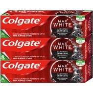 Colgate Max White Charcoal 3x75ml - cena, srovnání