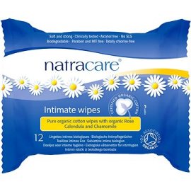 Natracare Na intímnu hygienu 12 ks