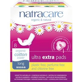 Natracare Ultra extra Pads LONG 8ks