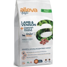 Alleva HOLISTIC dog lamb & venison adult medium maxi 2kg