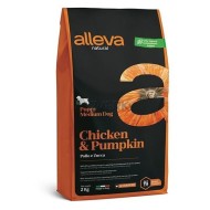 Alleva NATURAL dog chicken & pumpkin puppy medium 2kg - cena, srovnání