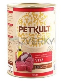 Petkult Dog Konzerva Adult Hovädzie 800g