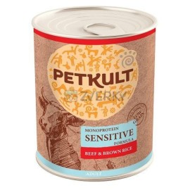 Petkult Dog Konzerva Sensitive Hovädzie 800g