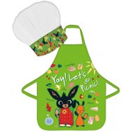 Brandmac Detská zástera s kuchárskou čiapkou Zajačik Bing - cena, srovnání