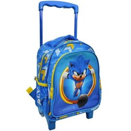 Gim Detský cestovný batoh na kolieskach Ježko Sonic 2