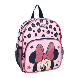 Vadobag Dievčenský batoh Minnie Mouse s trblietavou mašľou 5L