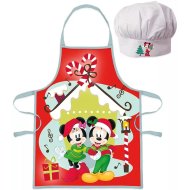 Euroswan Vianočná zástera Mickey & Minnie Mouse - 2 diely