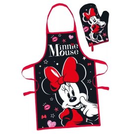 Euroswan Dámska zástera s chňapkou Minnie Mouse