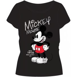 E Plus M Dámske tričko s krátkym rukávom Mickey Mouse 1928