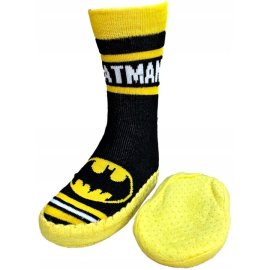 E Plus M Chlapčenské protišmykové ponožky s nopkami Batman