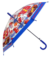E Plus M Chlapčenský transparentný vystreľovací dáždnik Autá - Blesk McQueen 95 - cena, srovnání