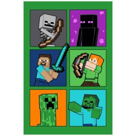 Mojang Fleecová deka Minecraft 100 x 150 cm