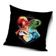 Carbotex Obliečka na vankúš Harry Potter - farebný erb Hogwarts 40 x 40 cm - cena, srovnání