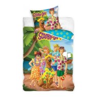 Carbotex Bavlnené obliečky Scooby-Doo - Dovolenka na Havaji 70 x 90 cm + 140 x 200 cm