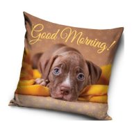 Carbotex Obliečka na vankúš s psíkom - Good Morning! 40 x 40 cm - cena, srovnání