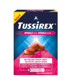 Omega Pharma Tussirex pastilky proti kašľu 20ks
