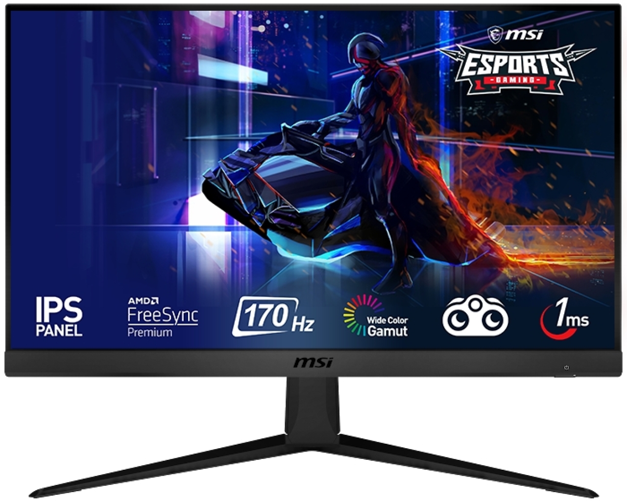 MSI G2412 23.8 FHD IPS 170Hz 1ms ESports Gaming Monitor With FreeSync  Premium