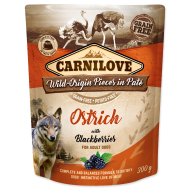 Carnilove Dog Pouch Paté Ostrich with Blackberries 300g - cena, srovnání