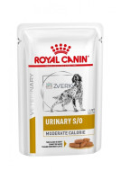 Royal Canin Dog Vet Diet Kapsička Urinary Moderate Calorie Kúsky 12x100g - cena, srovnání