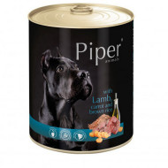 Piper Dog Konzerva Jahňa Mrkva a hneda ryža 800g - cena, srovnání