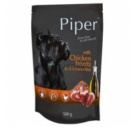 Piper Dog Kapsička Kuracie srdcia a hnedá ryža 500g - cena, srovnání