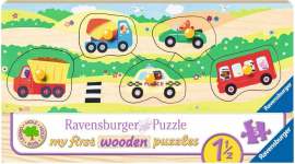 Ravensburger Puzzle Prvé autíčka 5 častí