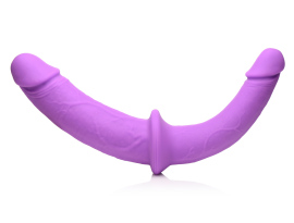 Strap U Double Charmer Silicone Double Dildo with Harness