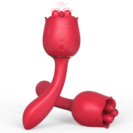 Paloqueth Rose Clitoris Vibrator with 9 Rotating Vibration