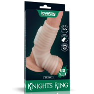 Lovetoy Vibrating Wave Knights Ring with Scrotum Sleeve - cena, srovnání