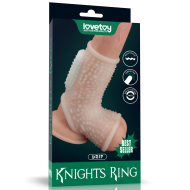 Lovetoy Vibrating Drip Knights Ring with Scrotum Sleeve - cena, srovnání