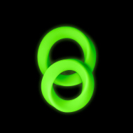 Ouch! Glow in the Dark 2 pcs Cock Ring Set - cena, srovnání