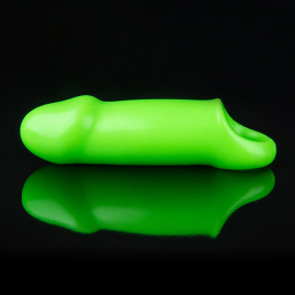 Ouch! Glow in the Dark Smooth Thick Stretchy Penis Sleeve