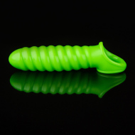 Ouch! Glow in the Dark Swirl Stretchy Penis Sleeve - cena, srovnání