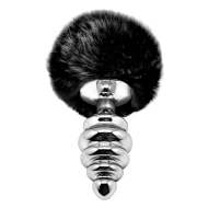 Alive Metal Anal Fluffly Twist Plug L - cena, srovnání