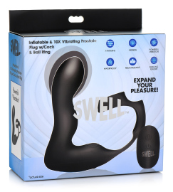 Swell Inflatable & Vibrating Prostate Plug