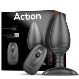 Action Asher Butt Plug with Remote Control