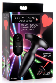 Booty Sparks Laser Heart Small Anal Plug