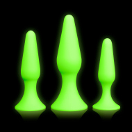 Ouch! Glow in the Dark Butt Plug Set - cena, srovnání