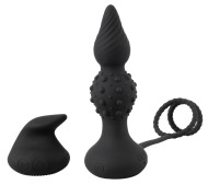 Rebel Kidz RC Butt Plug with Cock & Ball Rings - cena, srovnání