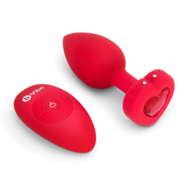 B-Vibe Vibrating Heart Plug M/L