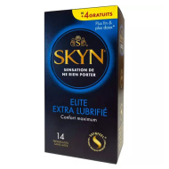 Skyn Elite Extra Lubricated 14ks - cena, srovnání