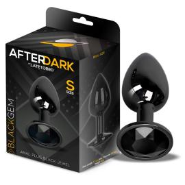 Afterdark Blackgem Metalic Butt Plug S