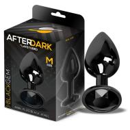 Afterdark Blackgem Metalic Butt Plug M - cena, srovnání