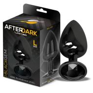 Afterdark Blackgem Metalic Butt Plug L - cena, srovnání