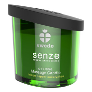 Swede Senze Massage Candle Arousing Lemon Pepper Eucalyptus 150ml - cena, srovnání