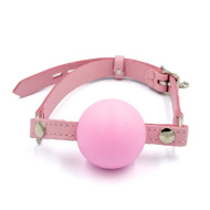 Mister B Leather Ballgag Pink - cena, srovnání